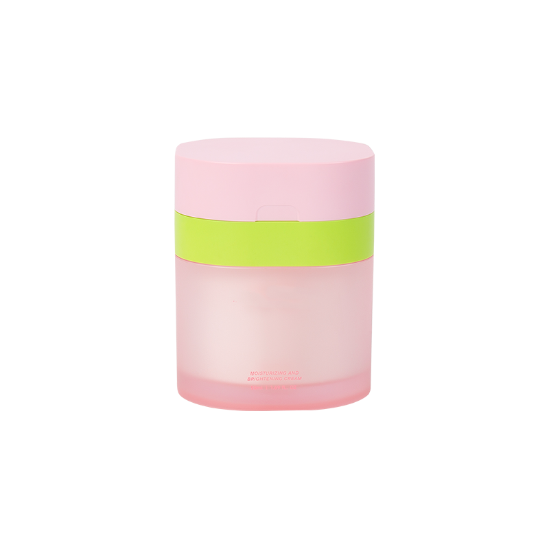 Cakera Kaca Frosted Shell Losyen Losyen Pam Airless