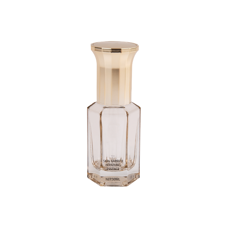 Serum kaca oktagon 30ml dan botol minyak pati