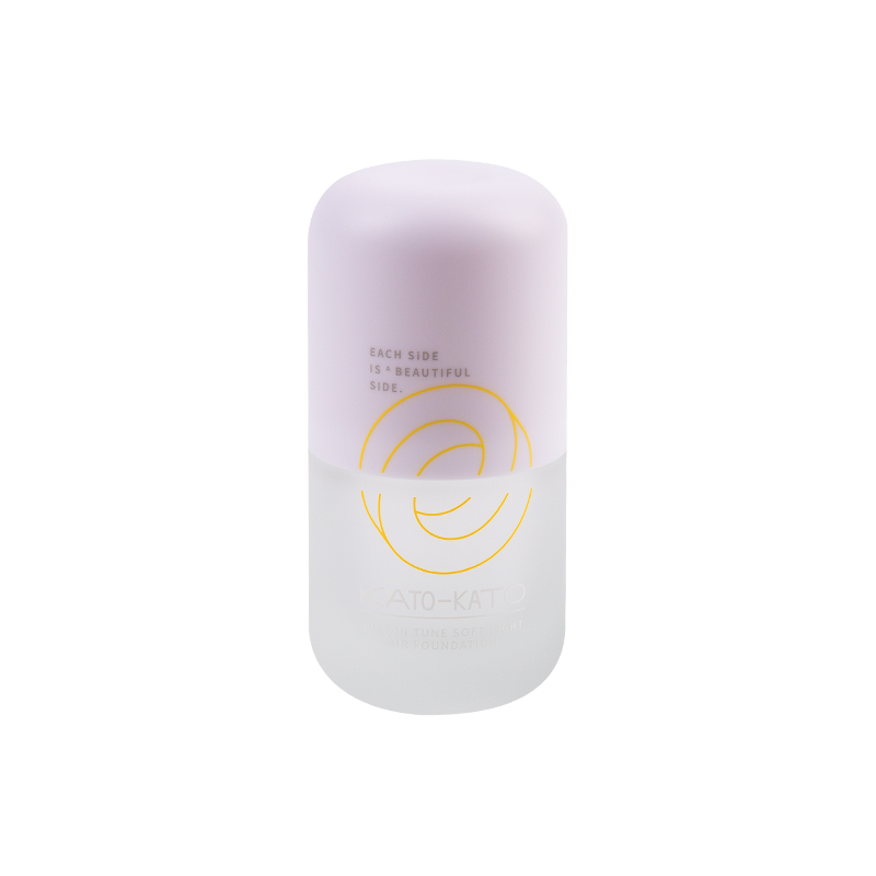 Botol kaca kosmetik berbentuk kapsul 30ml dengan topi ABS