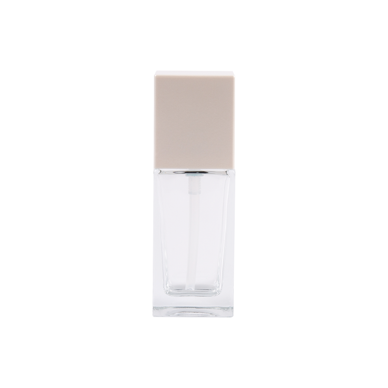 Tiub persegi kaca telus 30ml