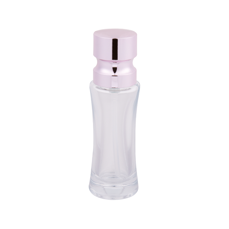 Tiub kaca kosmetik gelombang 30ml blush