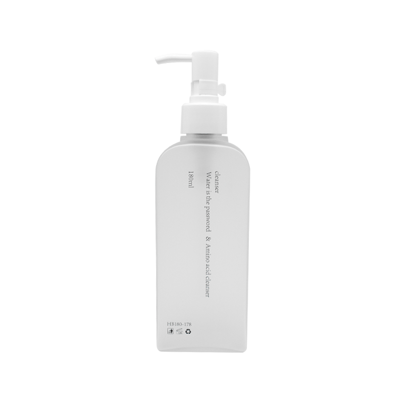 Petg 180ml Flat Foaming Cleanser Bottle